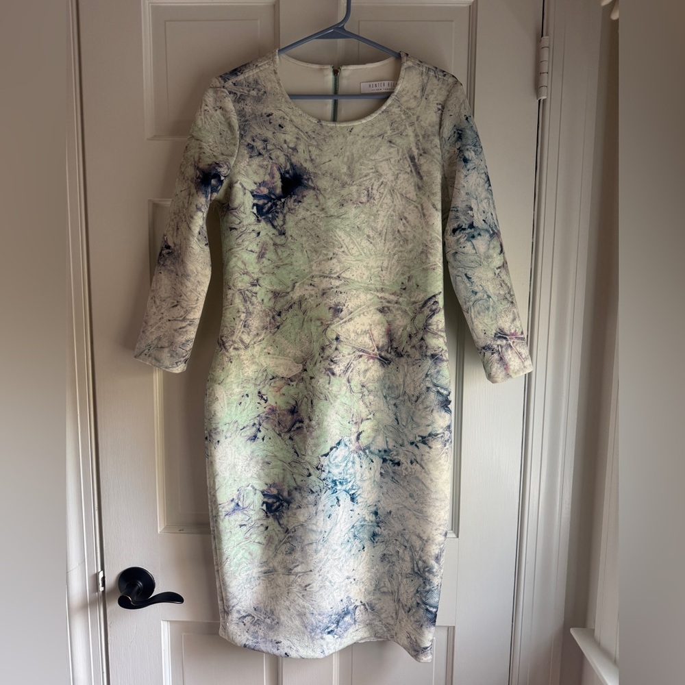 Clear Day Sheath Hunter Bell Dress New York Size L